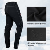 1 x RAW Customer Returns X-TIGER Cycling Shorts Men Long Fleece Lining, Cycling Shorts Men Long Thermal Fleece Breathable Cycling Long Pants for Autumn and Winter - RRP €28.22