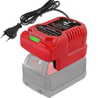 1 x RAW Customer Returns TPDL Mini Charger for Milwaukee 18V M18 battery, M18 Replacement Battery Charger Compatible with Milwaukee 18V 48-11-1850 48-11-2401 48-11-1890 with LED display  - RRP €21.17