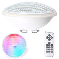 1 x RAW Customer Returns Kingwen 40W RGBW Luces LED Sumergibles PAR56 Foco Con Control Remoto 12v AC DC Luces Para Piscinas IP68 Waterproof - RRP €79.59