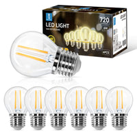 1 x RAW Customer Returns Aigostar E27 LED Vintage 6W Warm White Light Bulb Edison Lamp 720 Lumen 2700K Beam Angle 360 Flicker-Free Not Dimmable, Pack of 6 - RRP €16.99