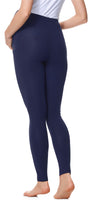 1 x RAW Customer Returns Be Mammy Lot of 2 Maternity Leggings Pregnancy Sports Clothing BE20-230 Black Navy Blue, L  - RRP €27.98