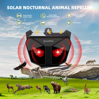 1 x RAW Customer Returns Solar Cat Repeller for Garden, Silent Flash Cat Repeller Marten Repeller, Waterproof Cat Repellent Garden, Solar Charging Cat Repeller for Nocturnal Animal Cats Dogs Birds Mice, 4 Pack - RRP €46.99