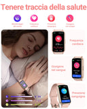 1 x RAW Customer Returns Amzhero Fitness Tracker 25 Sports Patterns, 14 Days Standby, 24 7 Heart Rate, SpO2, Blood Pressure, Pedometer, 5ATM Waterproof, Smart Watch for Women Men, Wireless - RRP €69.99