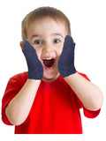 8 x Brand New 6 Pairs Stretch Full Finger Knit Mittens Baby Mittens Kids Gloves for Boys Girls Mixed Color, M  - RRP €100.96