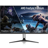 1 x RAW Customer Returns 24 inch 240Hz Supports 144Hz Gaming Monitor, 100 sRGB IPS Screen FHD 1920 x 1080P, AMD FreeSync Premium, 2ms GTG, VESA, Frameless Gaming Display, DisplayPort, HDMI, USB, Black - RRP €181.5