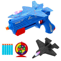 1 x Brand New Airplane toy, model foam aircraft launcher, throwing glider, polystyrene plane model with catapult, aircraft outdoor sports toy, outdoor interactive games, glider - RRP €15.08