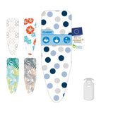 1 x RAW Customer Returns LaundrySpecialist Premium Ironing Board Cover Classic 2 Layers - Extra Vapor Permeable - Size L XL MAX. 52 x 140cm - Includes 3MM foam layer for optimal ironing comfort - Perfect fit - RRP €15.07