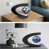 1 x RAW Customer Returns MINGZE C-Shape Magnetic Levitation Floating Ball Floating Globes Light Magnet Globe Magnetic Balls Floating Ball Business Gifts Birthday Gifts Blue  - RRP €24.19