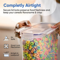 1 x Brand New Extra Large Food Storage Containers for Rice, Flour, Sugar and Cereal, Airtight, BPA Free, Set of 2 Containers, with Pens and Labels - RRP €30.54