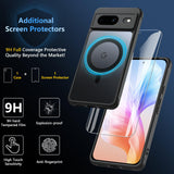 1 x RAW Customer Returns For Google Pixel 8 Case Magnetic Compatible with Magsafe, Military Protection with Tempered Glass Matt Translucent Phone Case Shockproof Scratch-Resistant Robust Protective Case Cover for Pixel 8 5G 2023-Black - RRP €18.99