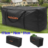 1 x RAW Customer Returns MAGIIN cushion bag storage bag, 173x76x51cm water-repellent Oxford protective cover for cushions with carrying handle for cushions, garden cushions, resistant to dirt - RRP €21.62