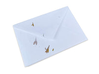 1 x RAW Customer Returns Wanderings Handmade White Envelopes with Real Flower Petals - 11 x 16 cm Pack of 25 - for Announcements, Wedding Invitations, Greeting Cards, Crafts - Thick 130 GSM - RRP €16.76