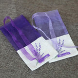 2 x Brand New 10 PCS Empty Lavender Bags, Spice Bags, Small Organza Bags, Lavender Bags for Cabinets, for Packaging Lavender, Spices and Herbs No Lavender  - RRP €38.4