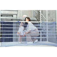 1 x RAW Customer Returns Decor Net, Child Protection Climbing Rope, White Child Safety Net, Protective Net, Rope Net Inner Climbing Outdoor Decoration Net Balcony Railing Stairs Anti-fall Net Window Hanging Bridge Garden Fence - RRP €33.13