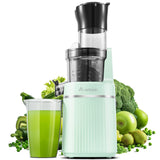 1 x RAW Customer Returns AOBOSI 200W slow juicer, juicer with reverse function and two filter sizes. Vegetable and fruit juicer test winner, multifunctional vegetable and fruit juicer with smart chip. Fruit press-green. - RRP €131.99