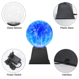 1 x RAW Customer Returns 6 Inch Magic Plasma Ball, Electrostatic Ball Touch Sensitive Lightning Ball, Physics Flash Light Plasma Lamp Sphere, Globe Sphere Light, Touch Sensitive Lamp, Flashing Educational Toy - RRP €31.93