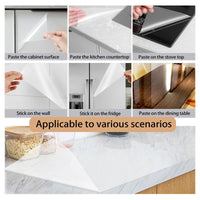 1 x RAW Customer Returns ZOSONET Self-adhesive film - Transparent adhesive film 40.5 cm x 300 cm table book film wall protection film transparent kitchen film, waterproof and heat-resistant - RRP €9.56