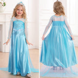 2 x RAW Customer Returns LiUiMiY Little Girls Princess Costume Gala Dress Girls Dress Skirt Set for Festive Themed Parties Halloween Carnivals Birthdays Blue, 98-104 label 100  - RRP €60.38