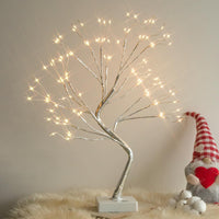 1 x RAW Customer Returns DELICHTER light tree light branches for indoor use 108 warm white LEDs tree, bonsai light decoration adjustable branches, USB battery operated tree lamp decorative tree illuminated tree lighting Christmas decoration - RRP €19.99