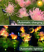 1 x RAW Customer Returns Joysing garden decoration solar garden light outside, 2 pieces solar lamps for outside garden, flower solar lamps waterproof solar flower lamp, solar light with 3 flowers for lawn terrace balcony flower box - RRP €19.99