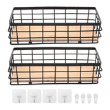 1 x RAW Customer Returns Callstick 2 Packs Metal Storage Basket with Base, Decorative Baskets for Home Storage, Wire Basket for Organizing Small Tableware - RRP €22.18