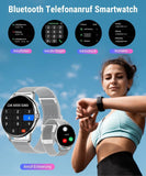 1 x RAW Customer Returns HOAIYO Smartwatch Women with Telephone Function, 1.32 Fitness Watch Wristwatches Men Sports Watch with Heart Rate Monitor, Music Control, Pedometer, Calories, Waterproof Fitness Tracker - RRP €30.24