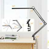 1 x RAW Customer Returns SKYLEO Desk Lamp LED Dimmable - 80cm Desk Lamp - Touch Control - 5 Color Modes X 11 Brightness Levels - 1300LM 112 Pcs Lamp Balls - Timmer Memory - 12W Office Lamp Desk - Black - RRP €29.48