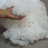 1 x RAW Customer Returns 10XTEN Siliconized Hollow Fiber Flakes for Filling Pillows, Cushions, Puffs - 1 Kilo  - RRP €23.99