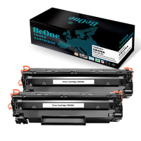 1 x RAW Customer Returns BeOne 2X 36A CB436A Toner Cartridge Compatible for HP Laserjet P1505 P1505N P1506 M1120 MFP M1120N M1520 M1522 MFP M1522N M1522NF Printer 2 Black  - RRP €26.99