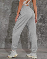 1 x RAW Customer Returns heekpek Jogging bottoms women s cotton warm sports trousers women s long sweatpants casual loose thick leisure trousers women s warm trousers for winter, light grey, XL - RRP €25.99