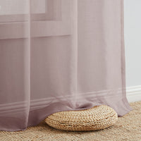 3 x Brand New Melodieux Modern Living Room Curtains Curtains 2 Pieces, Violet, 140x225cm - RRP €79.02