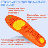 1 x RAW Customer Returns Insoles - soft comfort shoe insoles for sports, leisure and work, shock-absorbing insoles - for sneakers, boots, hiking shoes orange - RRP €15.99