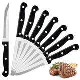 3 x Brand New HaWare 8 Piece Steak Knife Set - RRP €61.2