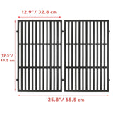 1 x RAW Customer Returns Denmay 7524 49.5cm Cast Iron Grill Grates Cooking Grate for Weber Genesis E-310 E-320 E-330, Genesis S-310 S-320 S-330, Genesis EP-310 EP-320 EP-330 Gas Grill, 2 Grills - RRP €61.99