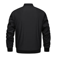 1 x RAW Customer Returns TACVASEN Men s Bomber Blouson Autumn Jacket Warm Jacket Sports Jacket Leisure Outdoor Casual Running Jacket Leisure Full Zip L, Black  - RRP €55.44