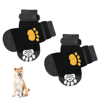 2 x Brand New ONEINHE 2 Pairs Anti Slip Dog Socks, Dog Claw Socks Paws Stop Licking Pet Paws Protector Dog Grip Socks with Adjustable Strap, M - RRP €40.8