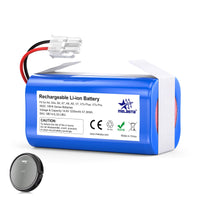 1 x RAW Customer Returns melasta 14.4V 3200 mAh Li-ion replacement battery for iLife vacuum cleaner A4, A4s, A6,V7, A6, A7, A8, A9, V7s Plus, V7s Pro, X620, Y8H4 batteries - RRP €24.58