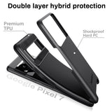 1 x Brand New SwanScout Double Layer Case for Google Pixel 7, Double Protection Shockproof Phone Case for Google Pixel 7, Black - RRP €14.99