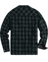 1 x RAW Customer Returns COOFANDY Men s Flannel Shirt Lined Lumberjack Shirts Long Sleeve Button Down Checked Lumberjack Jacket with Pocket Navy Blue XL - RRP €38.66