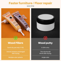 1 x RAW Customer Returns NYBQ laminate parquet repair kit, 24 colors wood putty vinyl repair kit for wooden furniture laminate flooring the repair of small scratches, cracks, holes laminate repair on doors and cabinets. - RRP €19.97