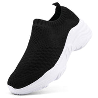 1 x Brand New Hsyooes Walking Shoes Women s Sneakers Comfortable Running Shoes Lightweight Sneakers Arch Wedges Sports Shoes Fashion Street Running Shoes Fitness Breathable Casual Shoes Black A 37EU - RRP €23.99