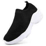 1 x RAW Customer Returns Hsyooes Walking Shoes Women s Sneakers Comfortable Running Shoes Lightweight Sneakers Arch Wedges Sports Shoes Fashion Street Running Shoes Fitness Breathable Casual Shoes Black A 37EU - RRP €23.99