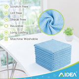 1 x RAW Customer Returns AIDEA Microfiber Cloths 50 Pieces-Microfiber Cloth, Lint-Free, Reusable Microfiber Cloths Cleaning Cloths-Very Absorbent, Streak-Free for Home, Kitchen, Car, Window 30 x 30 cm - RRP €23.99