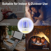 1 x RAW Customer Returns Mosquito Killer Lamp, Electric Insect Killer with Night Light 2 in 1, Powerful Pest Control Traps for Indoor and Outdoor - RRP €28.22