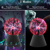 1 x RAW Customer Returns Comely Plasma Ball 5 Inch Plasma Lamp Magic Plasma Lamp Touch Sensitive and Sound Red Light Novelty Night Lights for Children Gifts Holiday Decorations - RRP €28.99