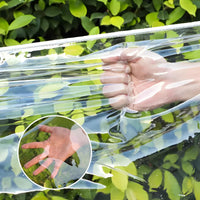 1 x RAW Customer Returns SDFVSDF Transparent Waterproof Tarpaulin HxW 2.5 x 2 2.5 3 4 5 m Transparent heavy duty PVC tarpaulin with eyelets, can be used for arbors, gardens, garages, adjustable - adds elegance to your outdoor area - RRP €100.55