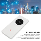 1 x RAW Customer Returns 5G Router, Mobile 5G WiFi Hotspot, 5G WiFi Pocket Size with Nano SIM Slot, Portable WiFi Hotspot for Travel, Mobile WiFi for Travel, Road Trip, Vacation - RRP €135.29