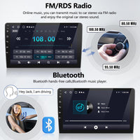 1 x RAW Customer Returns Android 13 Dual Din Car Radio for Ford Focus 2004-2011 with Carplay Android Auto, 9 Inch HD Touchscreen Radio Player with Bluetooth WiFi GPS FM EQ Mirror Link, Split Screen Rear View Camera - RRP €21.6