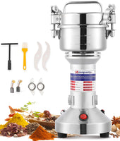 1 x RAW Customer Returns Moongiantgo Electric Cereal Mill 150g Grain and Spice Grinder Stainless Steel, 950W 28000RPM Commercial Motor 30s High Speed Superfine Grinding, for Cereal Herb Spice Nut - RRP €64.45