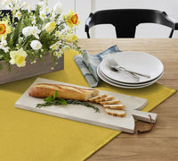 1 x Brand New Artoid Fashion Multicolor Yellow Table Linen, Summer Washable Seasonal Kitchen Table Decoration Indoor Holiday Party Decor 85x85 cm - RRP €20.4